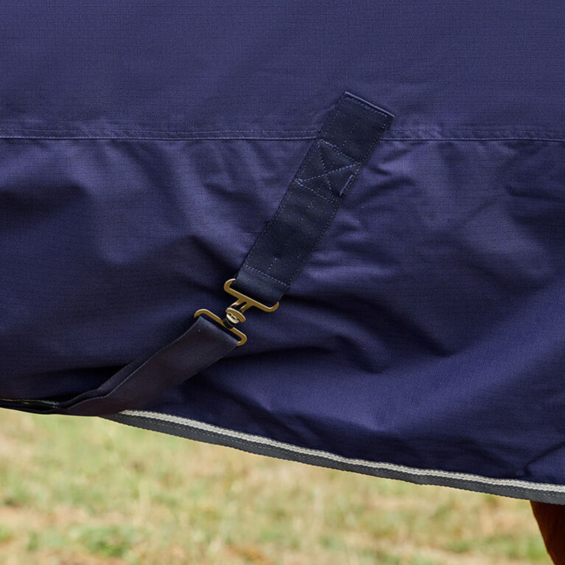 Weatherbeeta Comfitec Tyro Standard Neck 220g Turnout Rug In Navy/Charcoal-6